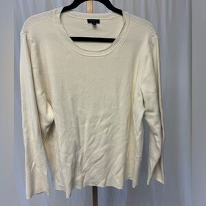 Talbots Plus 3X Cream Sweater